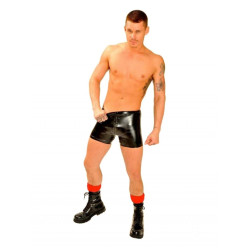 Fist Short en Latex Coupe cycliste avec Zip